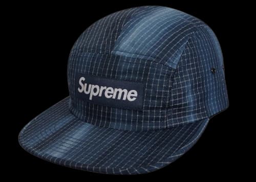 Supreme Tie Dye Ripstop Camp Cap Blue
