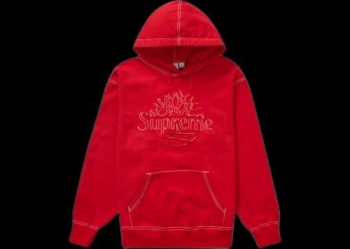 Supreme Timberland Hooded Sweatshirt (SS23) Red