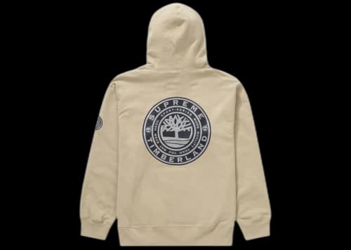 Supreme Timberland Hooded Sweatshirt Taupe
