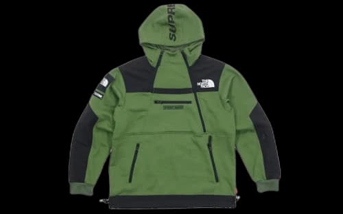 Supreme The North Face Steep Tech Hooded Sweatshirt Olive
