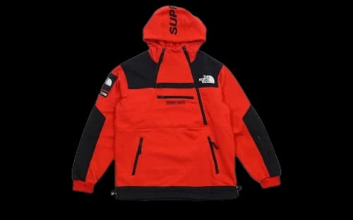 Supreme The North Face Steep Tech Hooded Sweatshirt Red