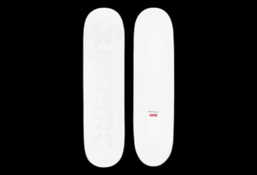 Supreme Tonal Box Logo Skateboard White - 8.125" x 32" (SS23)