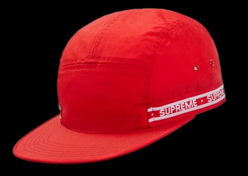 Supreme Tonal Tape Camp Cap Red