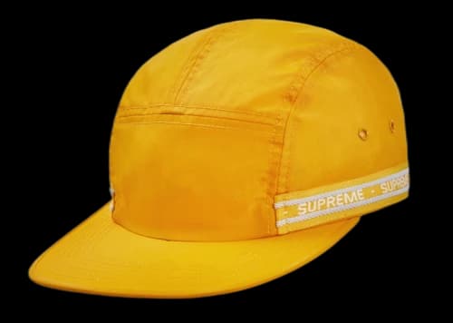 Supreme Tonal Tape Camp Cap Yellow