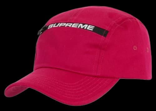 Supreme Top Zip Camp Cap Magenta
