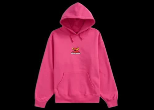 Supreme Toy Machine Hooded Sweatshirt Magenta