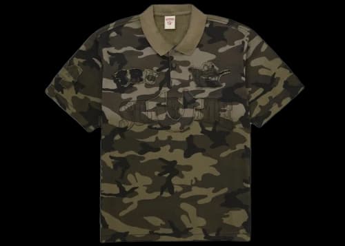 Supreme True Religion Applique Polo Woodland Camo