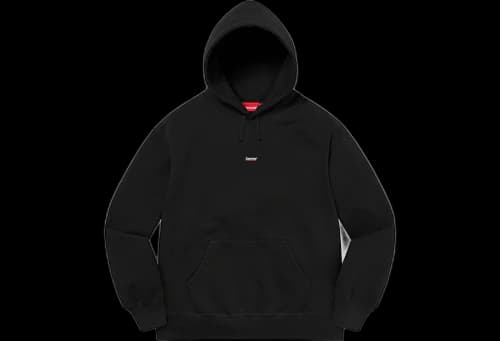 Supreme Underline Hooded Sweatshirt Black (FW22)