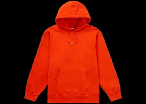 Supreme Underline Hooded Sweatshirt Bright Orange