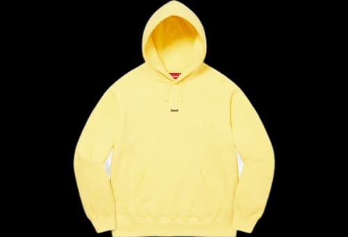 Supreme Underline Hooded Sweatshirt Yellow (FW22)