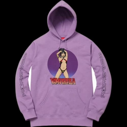 Supreme Vampirella Hooded Sweatshirt Dusty Lavender