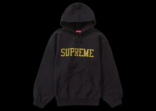 Supreme Varsity Hooded Sweatshirt Black