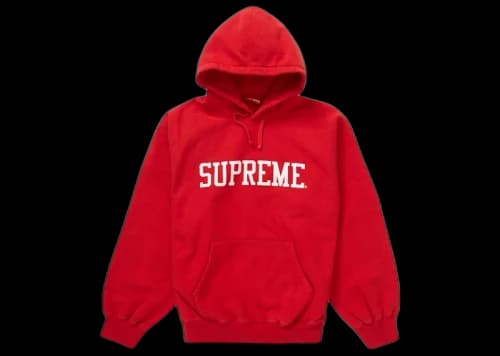 Supreme Varsity Hooded Sweatshirt Red