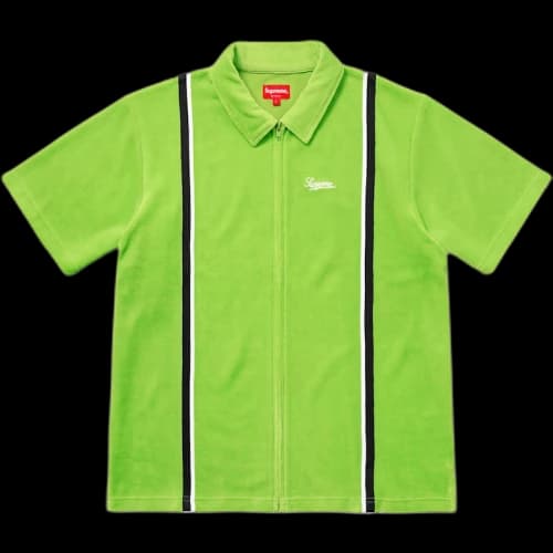 Supreme Velour Warm Up Lime