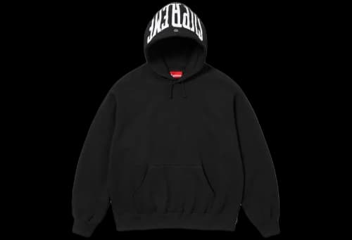 Supreme Warm Up Hooded Sweatshirt Black (SS24)