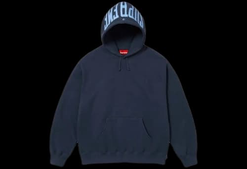 Supreme Warm Up Hooded Sweatshirt Navy (SS24)