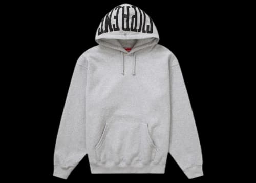 Supreme Warm Up Hooded Sweatshirt SS24 Heather Grey