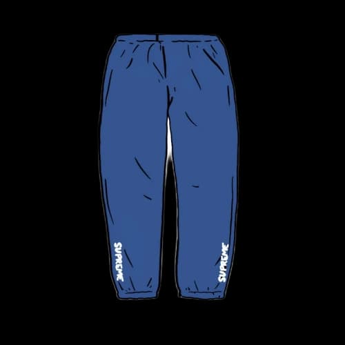 Supreme Warm Up Pant Light Navy