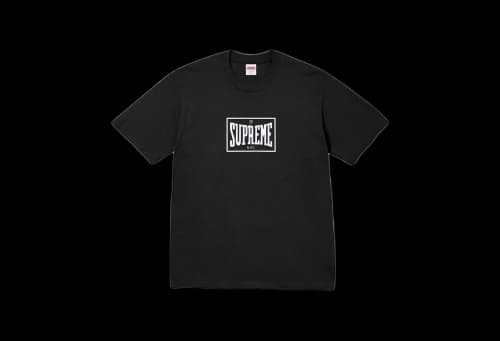 Supreme Warm Up Tee Black (FW23)