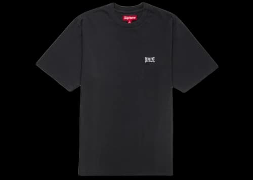 Supreme Warm Up Washed S/S Top Black