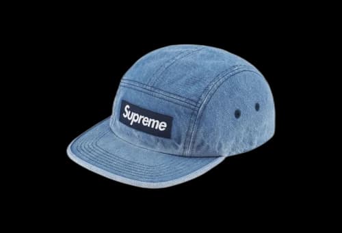 Supreme Washed Chino Twill Camp Cap Denim (FW23)