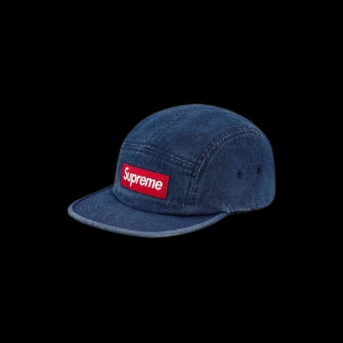 Supreme Washed Chino Twill Camp Cap Denim (SS19)
