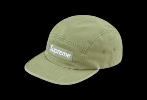 Supreme Washed Chino Twill Camp Cap Light Olive (SS24)