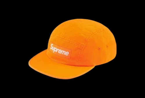 Supreme Washed Chino Twill Camp Cap Light Orange (FW23)