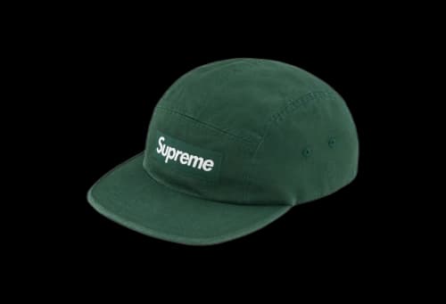 Supreme Washed Chino Twill Camp Cap Pine Green (FW23)