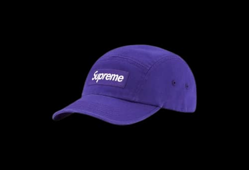 Supreme Washed Chino Twill Camp Cap Purple (SS23)