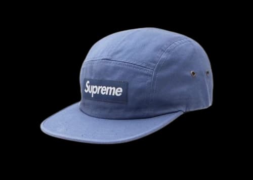 Supreme Washed Chino Twill Camp Cap Slate