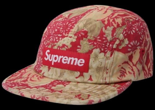 Supreme Washed Chino Twill Camp Cap (SS18) Floral