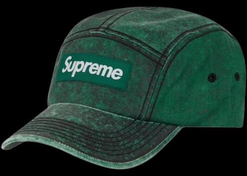 Supreme Washed Cordura Camp Cap Dark Green