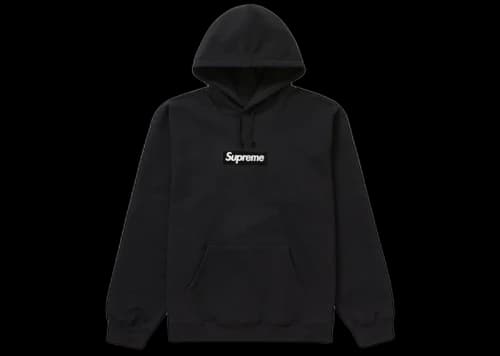 Supreme West Hollywood Box Logo Hooded Sweatshirt Black