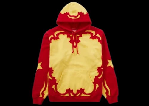 Supreme Western Cut Out Hooded Sweatshirt Gold