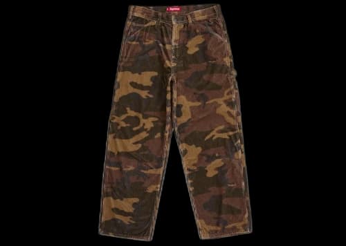 Supreme Wide Wale Corduroy Painter Pant Woodland Camo
