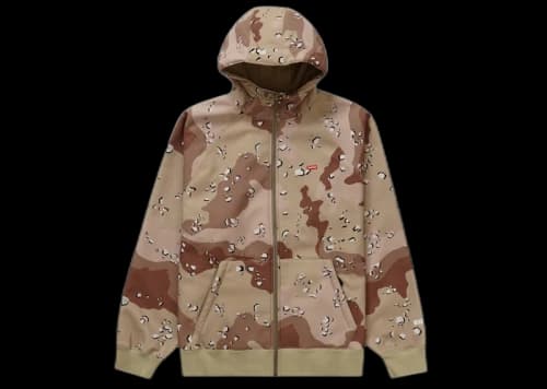 Supreme WINDSTOPPER Zip Up Hooded Sweatshirt (FW22) Chocolate Chip Camo