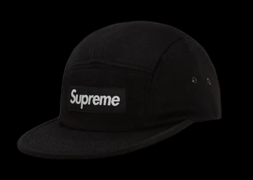Supreme Wool Camp Cap (FW18) Black