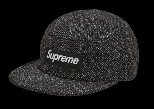 Supreme Wool Camp Cap (FW18) Herringbone
