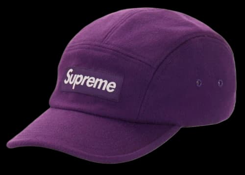 Supreme Wool Camp Cap (FW21) Purple