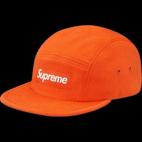 Supreme Wool Camp Cap Orange