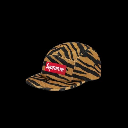 Supreme Wool Camp Cap Tiger Stripe (FW19)