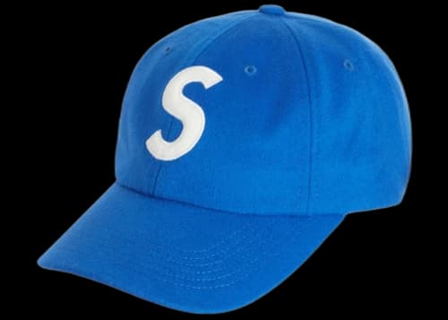 Supreme Wool S Logo 6 Panel (FW21) Blue