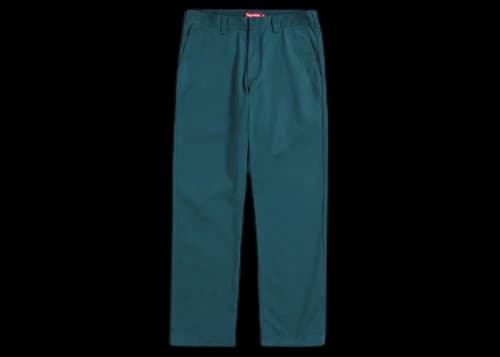 Supreme Work Pant (FW19) Dark Aqua