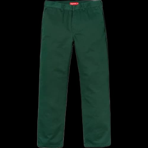 Supreme Work Pant (SS18) Dark Green