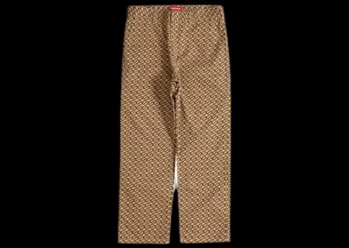 Supreme Work Pant Pant (SS22) Khaki Monogram