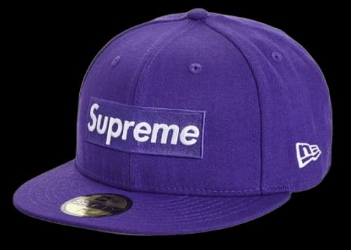 Supreme World Famous Box Logo New Era Purple