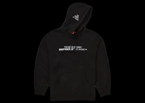 Supreme World Is Yours Hooded Sweatshirt Black
