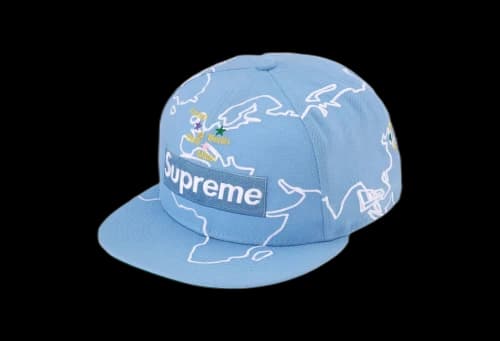 Supreme Worldwide Box Logo New Era Light Blue (FW23)