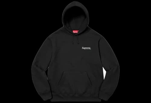 Supreme Worldwide Hooded Sweatshirt Black (SS23)